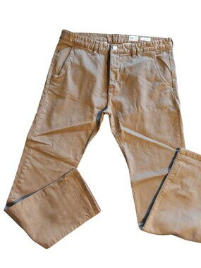 Rusty Indi Slims Khaki Pants 36 Mens Casual Cotton Blend Chino Trousers 1511